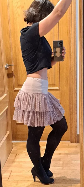 Falda capas plumeti T.Única