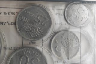 Colección de monedas España Mundial 82