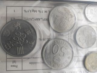 Colección de monedas España Mundial 82