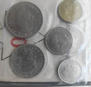 Colección de monedas España Mundial 82