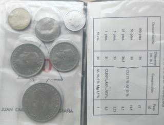 Colección de monedas España Mundial 82