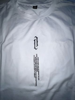 Camiseta sin mangas blanca XXL