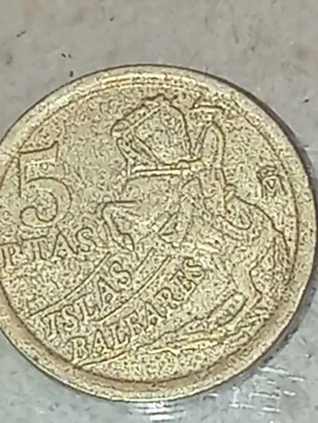 Moneda 5 Pesetas Commemorativa Islas Baleares 1997