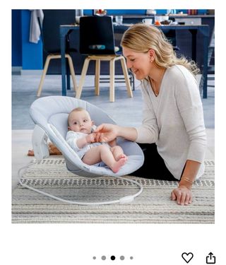 Hamaca trona Hauck gris