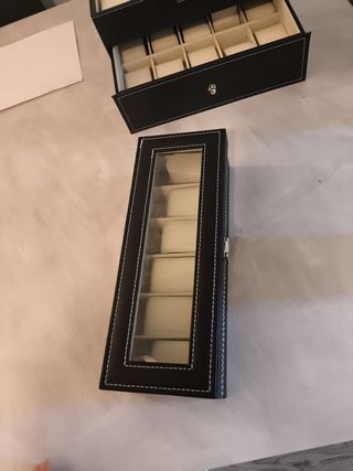 Scatola porta orologi 6 posti