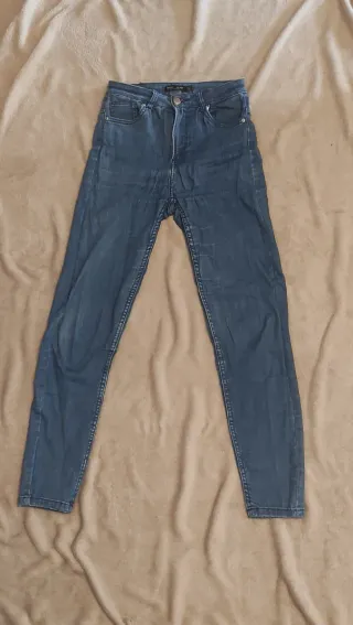 Pantalón mujer talle alto elástico