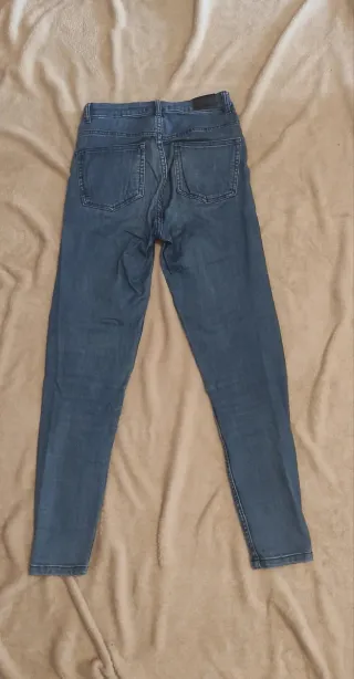 Pantalón mujer talle alto elástico