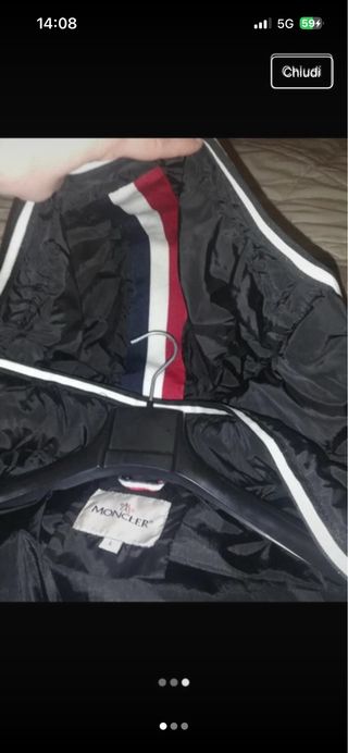 Moncler Giubbotto Nero