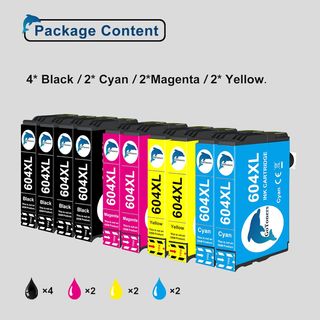 ✨ - GoToners 604XL Cartucho de Tinta Compatible co