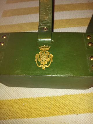 Portabottiglie in pelle per Whisky e Cognac