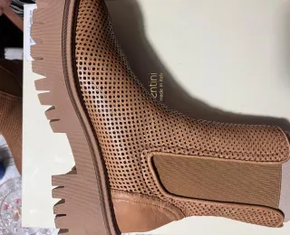 Stivaletti Le Serpentini donna pelle forata