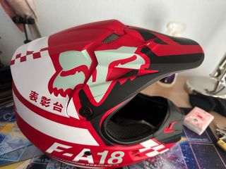 Casco Fox V1 y Gafas Máscara