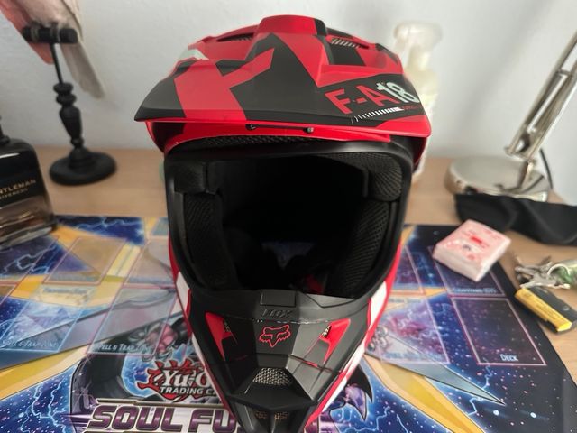 Casco Fox V1 y Gafas Máscara