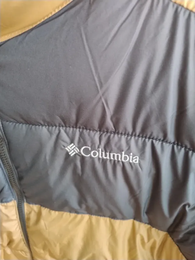 Cazadora Columbia Negra y Marrón