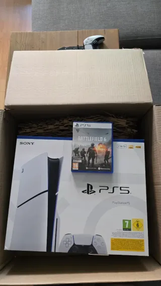 PS5 Slim 1TB + Battlefield 6 (Precintado)

