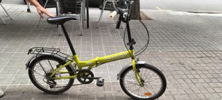 Bicicleta plegable amarilla F-Park