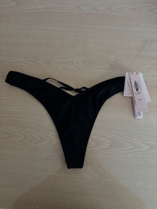 Victoria's Secret Tanga Negro Talla S