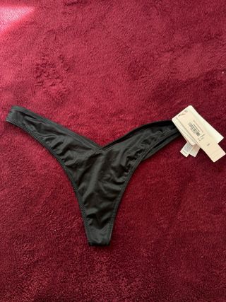 Victoria's Secret Tanga Negro Talla S