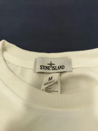 Stone Island Maglione Bianco Taglia M