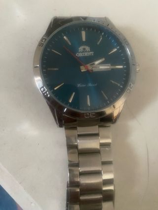Reloj Orient Azul y Plateado
