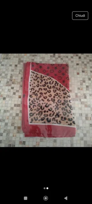 Foulard 70x70 cm fantasia