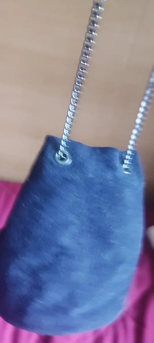 Borsa camoscio con frange