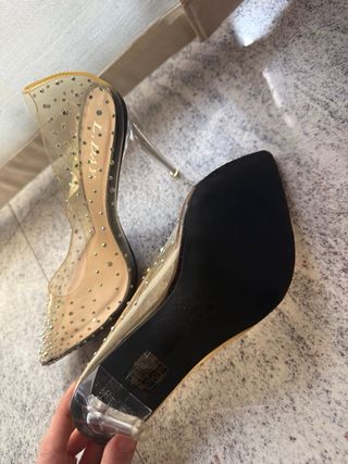 Zapatos L.DAY transparentes con brillantes