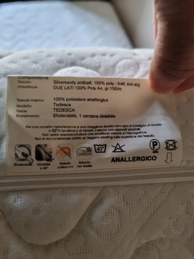 Materasso Memory Form anallergico