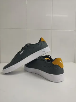 PUMA Grounded Perf gris/mostaza – Talla 44 (US 10.