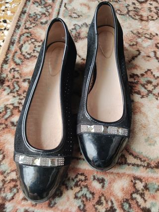 Ballerine Stonefly nere con strass tg 37