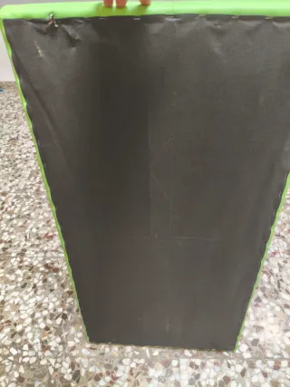 Cabecero polipiel verde pistacho