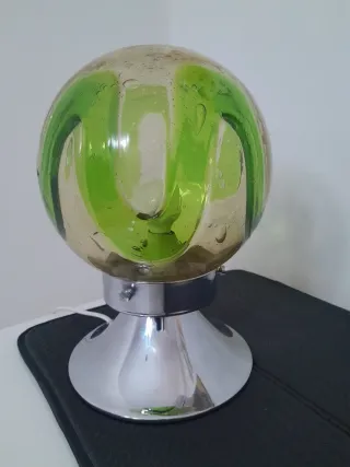 Lampada vintage vetro metallo