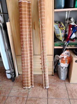 2 Persianas Enrollables Bambú