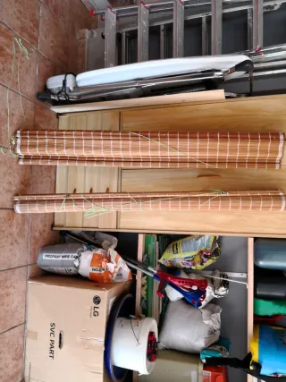 2 Persianas Enrollables Bambú