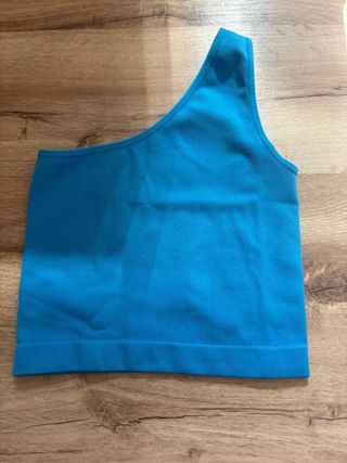 Top una manga azul Primark Talla XS