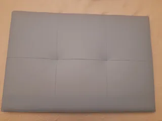 Cabecero tapizado PVC azul cielo Envío a parte