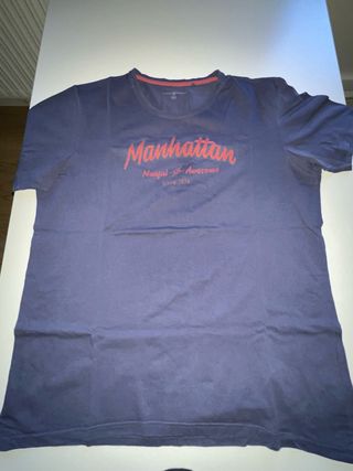 Camiseta Álvaro moreno Azul Manhattan
