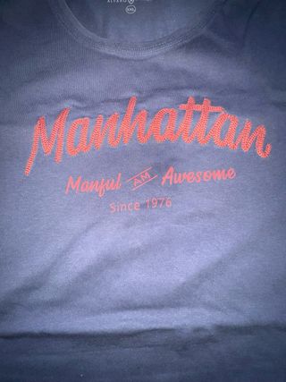 Camiseta Álvaro moreno Azul Manhattan