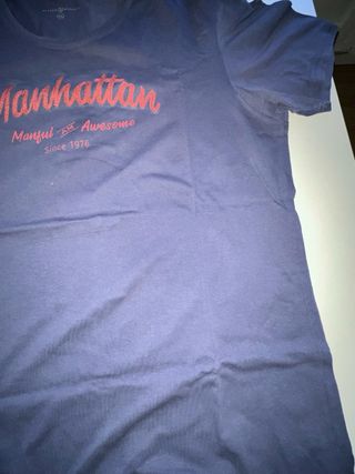 Camiseta Álvaro moreno Azul Manhattan