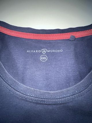 Camiseta Álvaro moreno Azul Manhattan