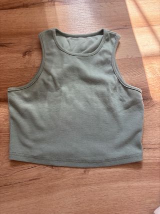 Top Shein verde S