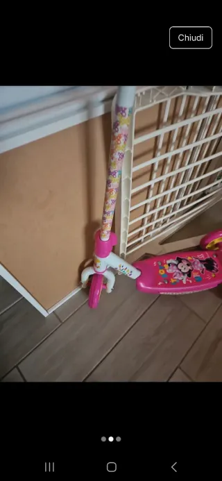 Monopattino 3 ruote Minnie Mouse