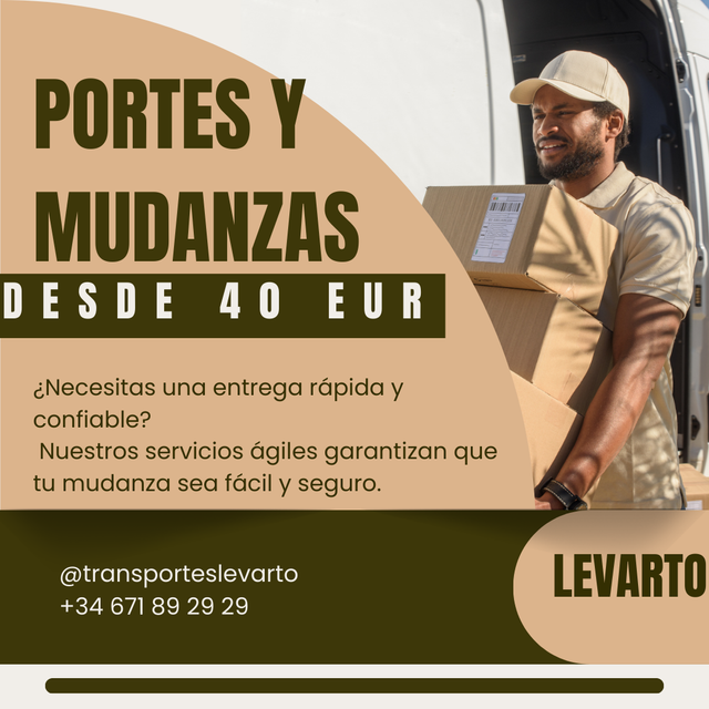 Servicio de mudanzas y transporte