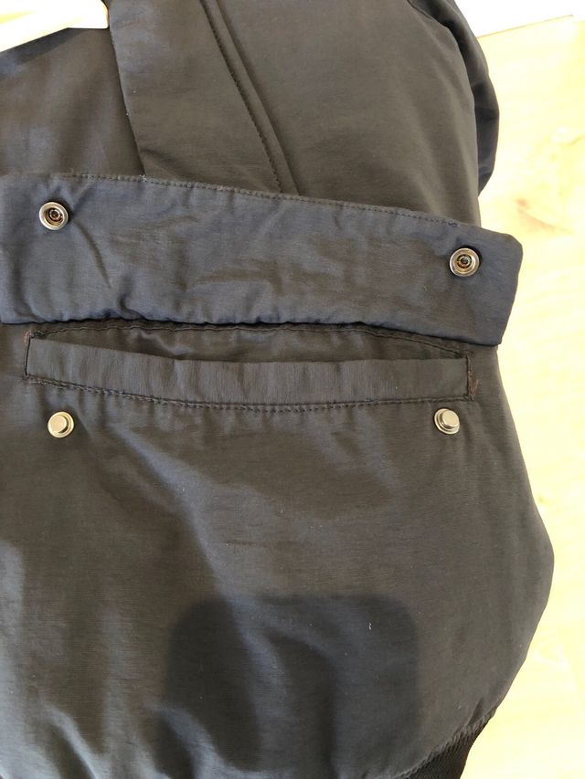 Chaqueta Peggy-Ho Negra con Forro Naranja