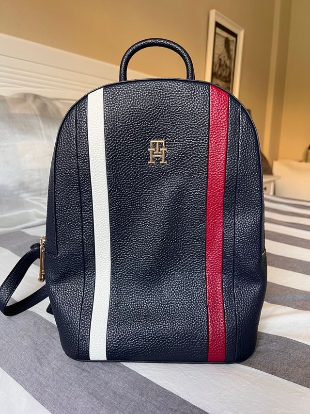 Mochila Tommy Hilfiger Mujer Azul Roja