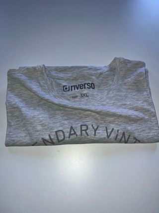 Camiseta Inverso Gris Talla XXXL