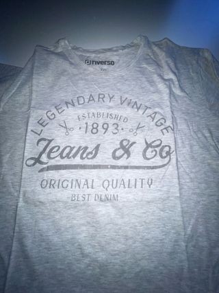 Camiseta Inverso Gris Talla XXXL