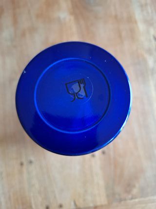 Borraccia termica blu in acciaio