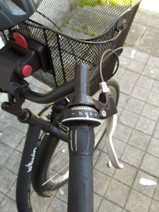 Bicicleta Paseo Btwin Negra