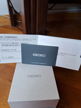 Seiko Noble Time Azul Automático  Open Heart